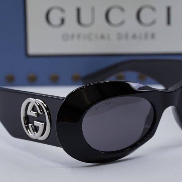 Final Price! Gucci GG1696S 001 Black Grey Sunglasses main image 6